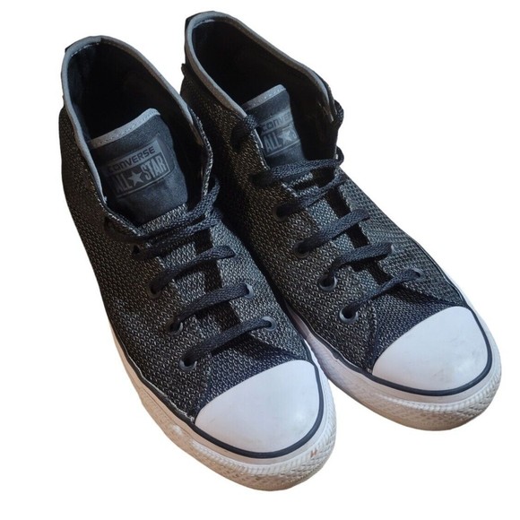 Converse Other - Converse Men's Chuck Taylor All Star Syde Street Mid 155483C Black/White 9M 11W